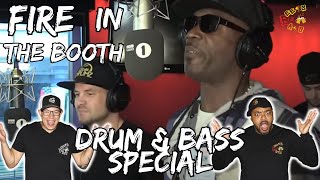 THIS IS HOW YOU "DRUM & BASS"! | Americans React to Fire in the Booth - Drum & Bass Special