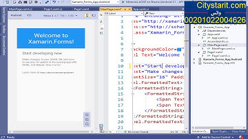 Xamarin forms basics شرح اساسيات زامرن فورم للمبتدئين