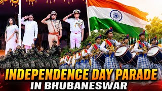 Independence Day State Parade In Bhubaneswar, CM Mohan Charan Majhi #IndependenceDay #parade 