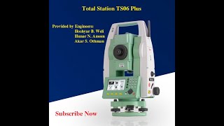 Total Station TS06 Plus   Lesson One
