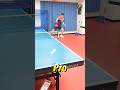 バックハンドで横入れのランク別✅🔥#shorts #卓球 #tabletennis #pingpong #乒乓球