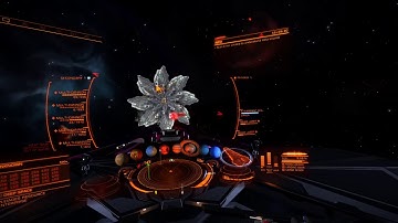 Elite Dangerous - Corvette Vs. Thargoid Interceptor. (Pre Anti-Thargoid Weapons) (2.4)