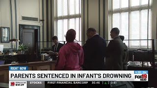 Parents sentenced in infant's drowning