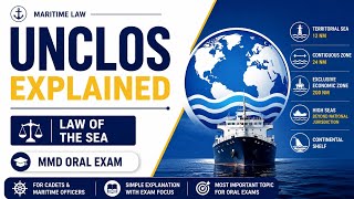 UNCLOS Explained | Law of the Sea | MMD Oral Exam | Merchant Navy | DG Shipping