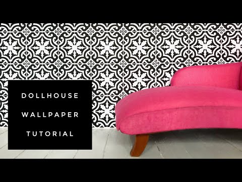 Dollhouse Wallpaper Tutorial