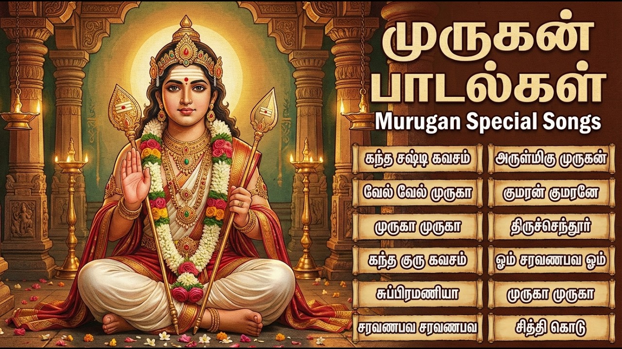 Murugan Tamil Bhakti Padalgal | Skanda Shakti 🙏 | Powerful Lord Murugan Devotional Songs In Tamil