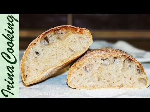 ЧИАБАТТА ciabatta 2 Рецепта Как Приготовить Итальянский Хлеб Чиабатта  Ирина Кукинг