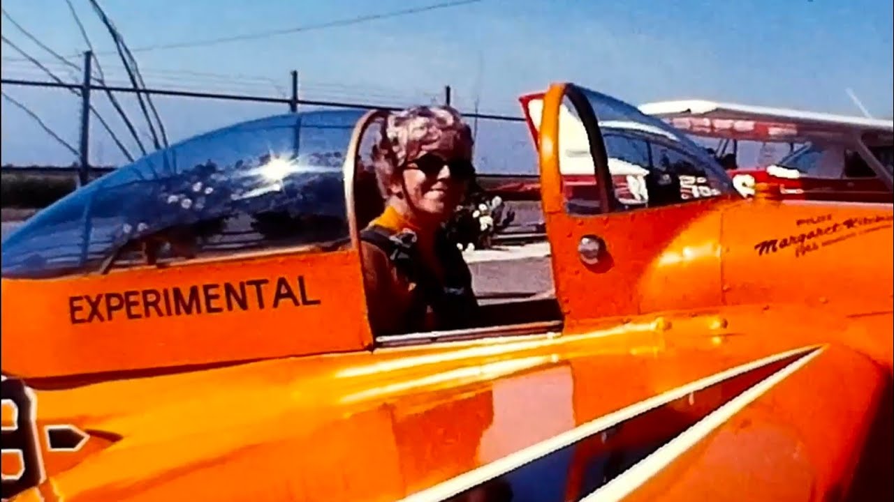Aerobatic Aircraft Pilot Margaret Ritchie In 1968 - Flying her Stevens Akro - Akrosport - Air Show