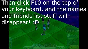 How You Make The Character Names Disappear -Tutorial-