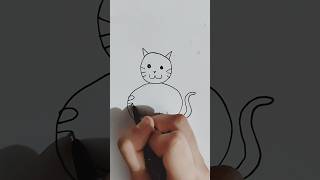 Cat Drawing | Paper Craft #art #drawing #summervacation #diy