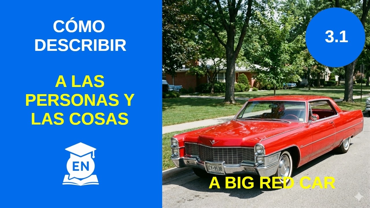 Describe Personas y Cosas: Adjetivos Básicos | Nivel 3 … — Transcript