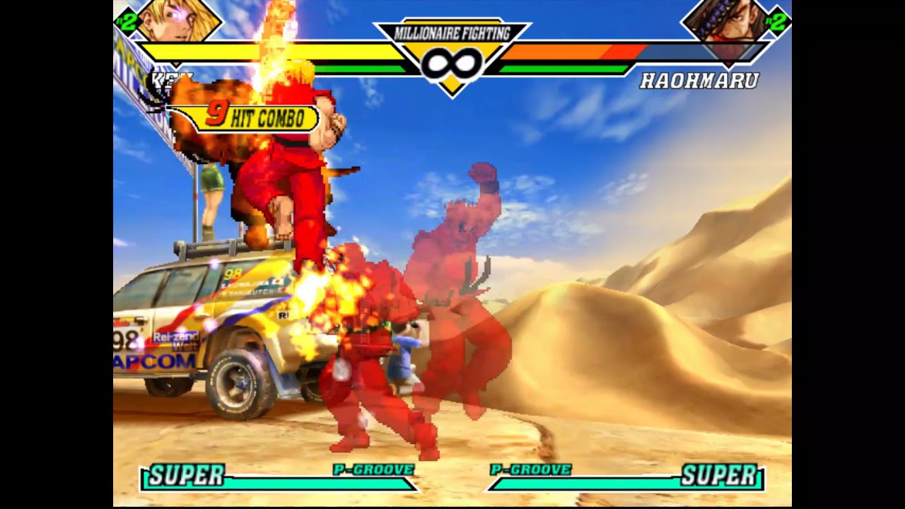 Capcom VS SNK 2 Ken Combos - YouTube