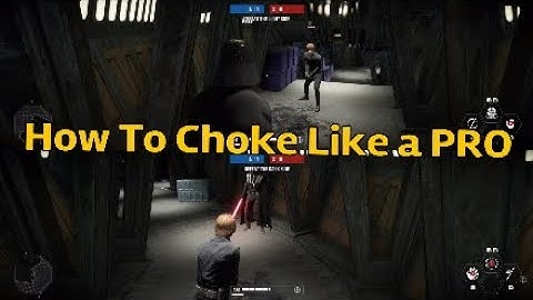 Battlefront II - How to move opponents while Force Choking as Darth Vader