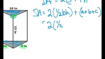 Surface Area of a Triangular Prism