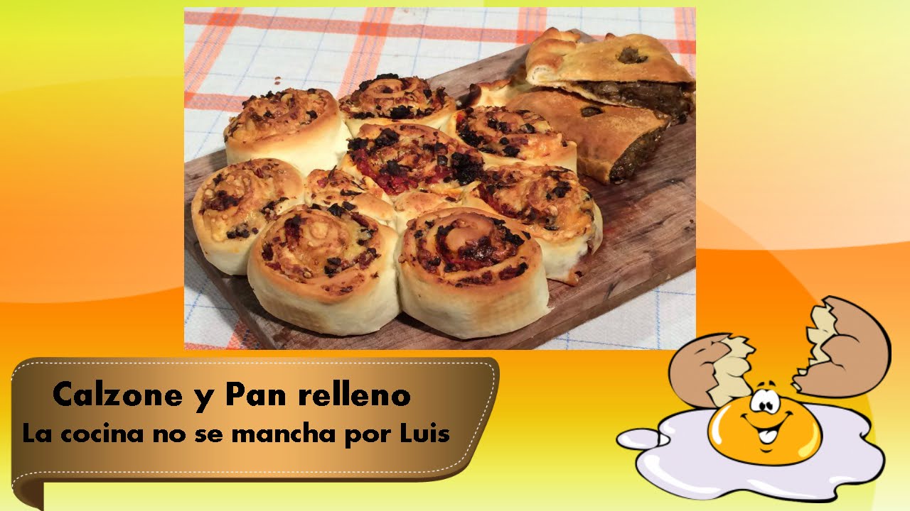 Calzone y Pan relleno - La cocina no se mancha por Luis ingredientes da cerveja