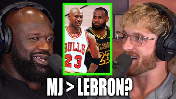 SHAQ EXPLAINS WHY MICHAEL JORDAN IS THE GOAT OVER LEBRON JAMES