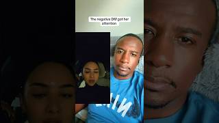 SHE ONLY PAUD ATTENTION TO THE NEGATIVE DM #viralvideo