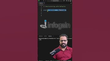 Object Destructuring with Default Values | JavaScript Interview Trick Explained! #coding #interview