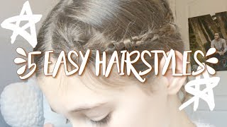 5 Easy Hairstyles