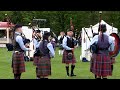 Bucksburn &amp; District NJ Pipe Band competing Grade 4B at Banchory 2024 North of Scotland Championship