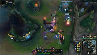 The Kingdom of 3+ Man at bot lane (emotional) (2v8)