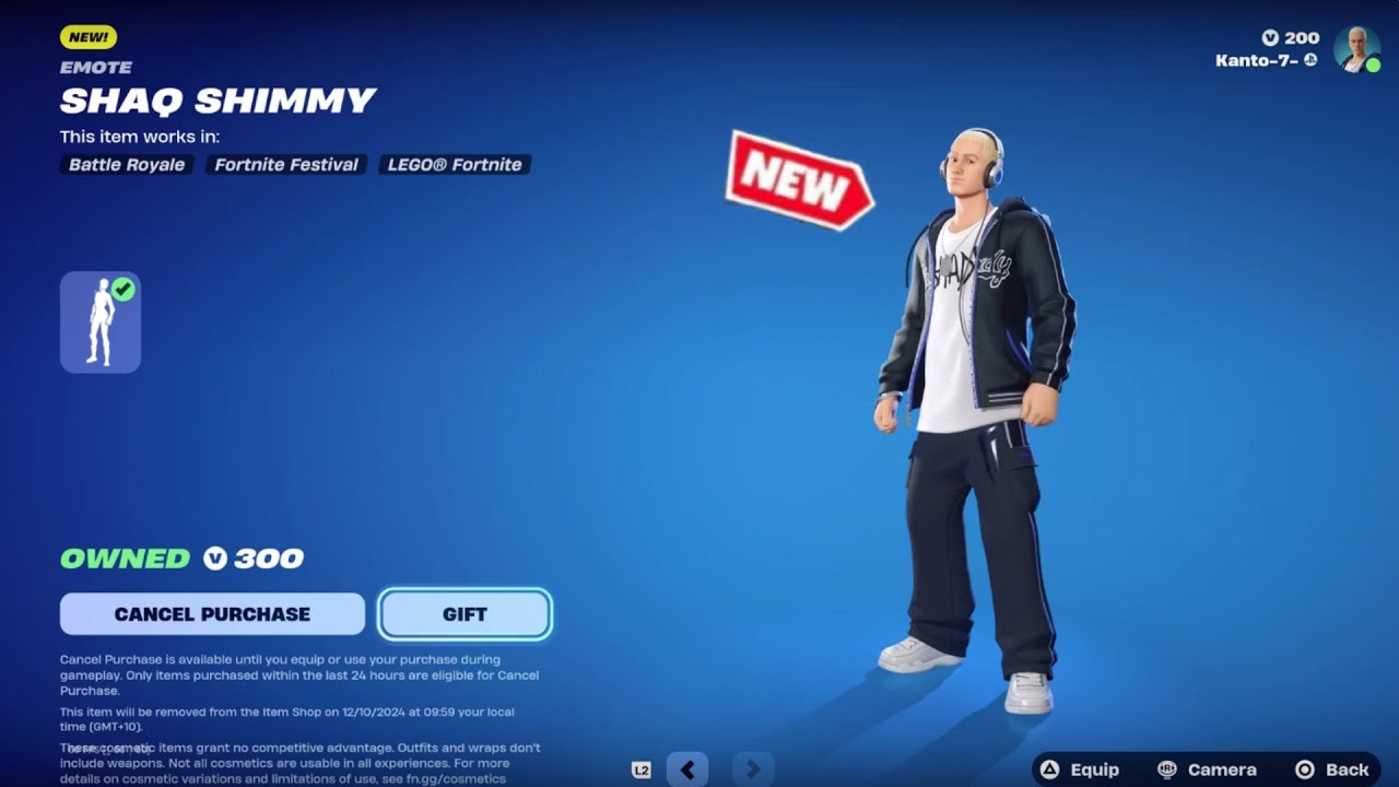 New "Shaq Shimmy" Emote (Shaq)