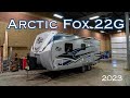 2023 Arctic Fox 22G Pull Behind Camper Walkthrough -Niemeyer Trailer Sales- image