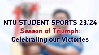 Ntu Student Sports Highlights Ay23 24