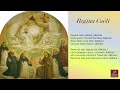 Regina Caeli à prier 3 fois par jour : 7 h / 12 h / 19 h .
