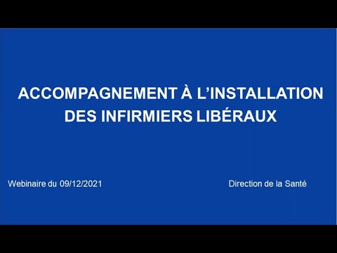 Accompagnement à l’installation des infirmiers libéraux