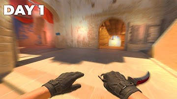Day 1 of Training Basic CS2 Movement on Mirage