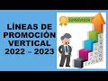 Soy Docente: LÍNEAS DE PROMOCIÓN VERTICAL 2022 – 2023