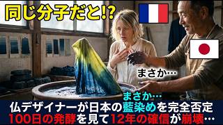 海外専門家の反応】仏デザイナーが日本の藍染めを「同じ分子」と断じた