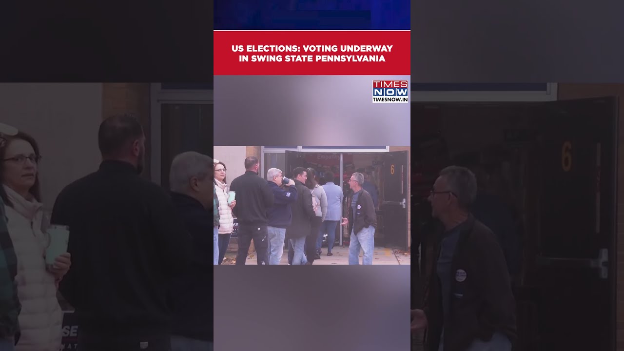 US Elections Voting Underway In Pennsylvania As Many Arrive Early To Cast Their Ballots Shorts