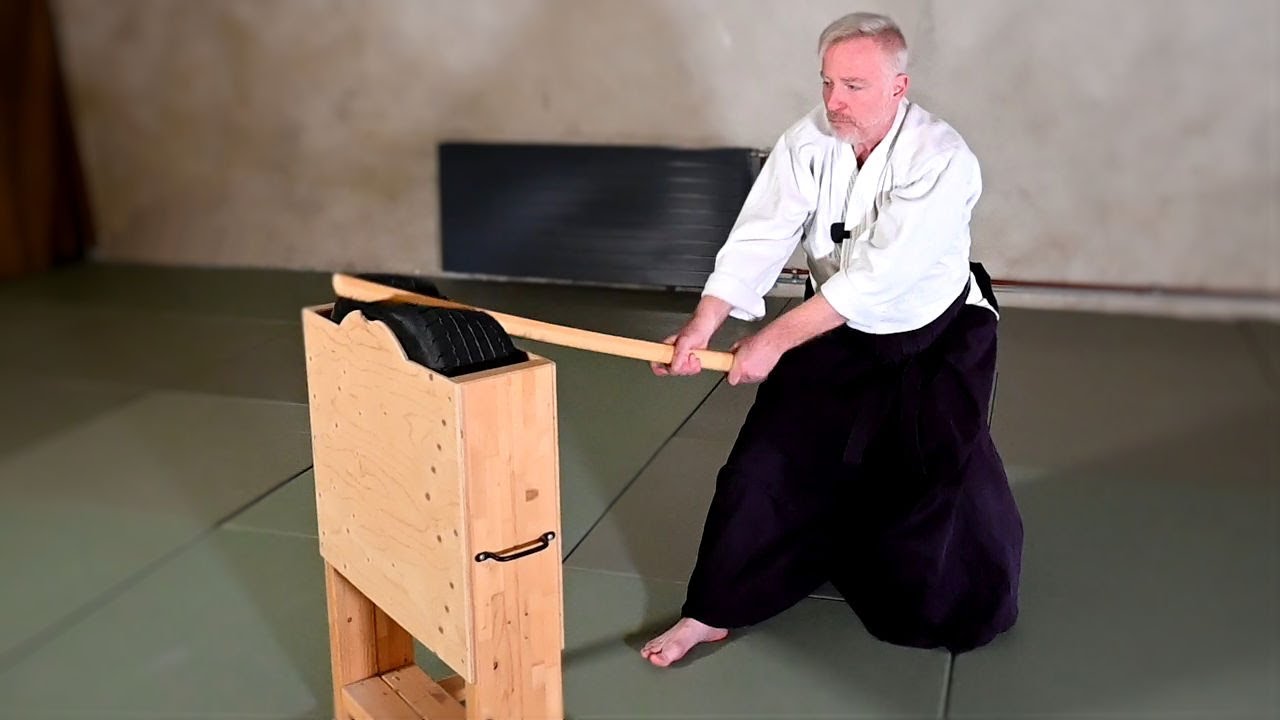 TANREN UCHI Bokken strikes practice 鍛錬打ち Aikido Virtual Dojo YouTube