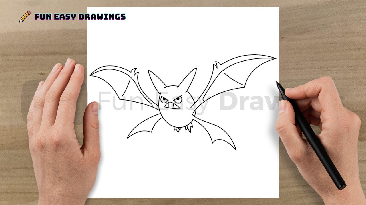 How to Draw Crobat Pokemon Easy - Fun Easy Drawings 