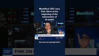 BlackRock CEO Larry Fink: We're at the beginning of the tokenization of all assets