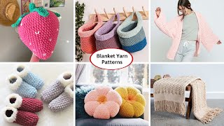 10 Crochet Patterns for Bernat Blanket Yarn