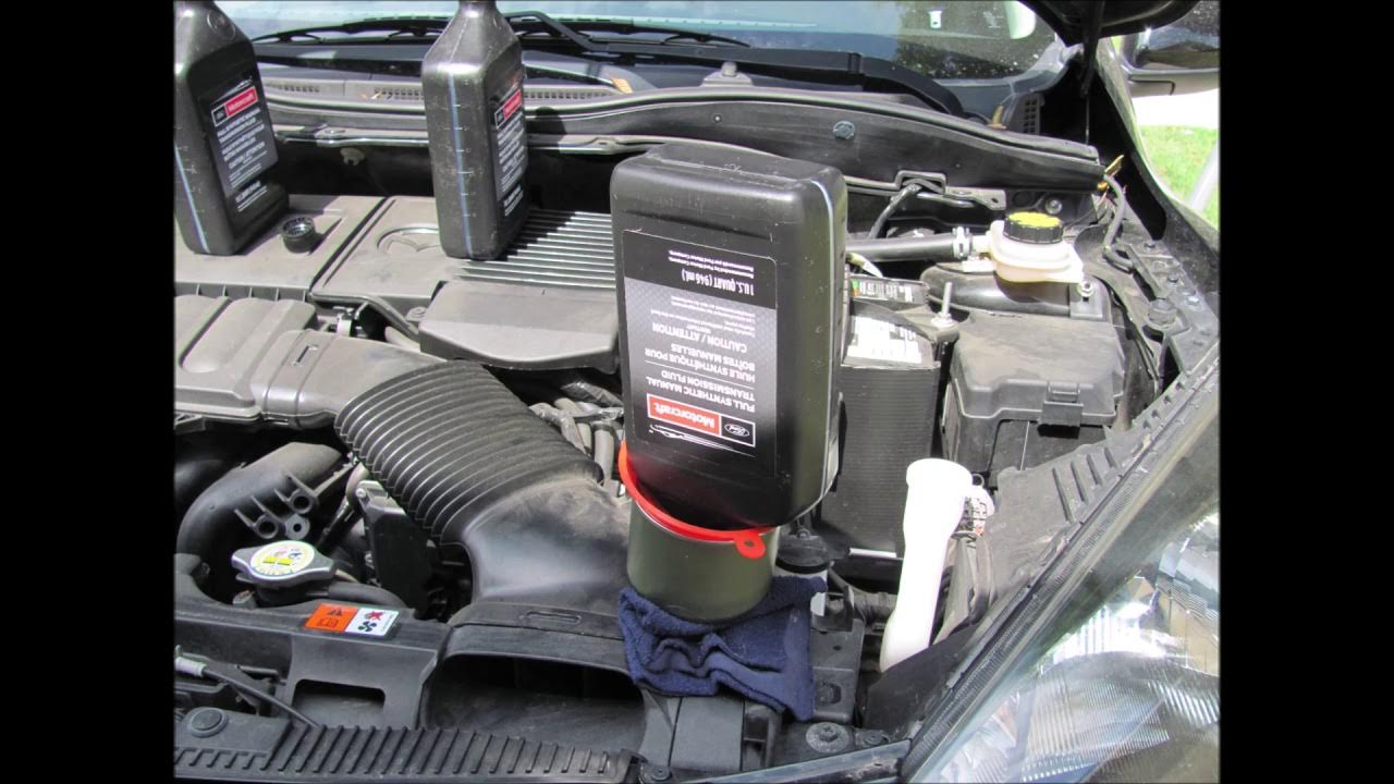 Mazda 2 manual transaxle fluid change - YouTube