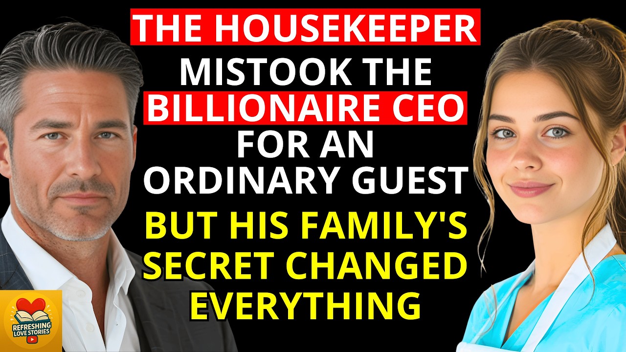 THE HOUSEKEEPER MISTOOK THE BILLIONAIRE CEO FOR AN ORDINARY GUEST    BUT HIS FAMILY'S SECRET CHANGED