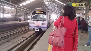 Delhi Metro Train - Complete Ride