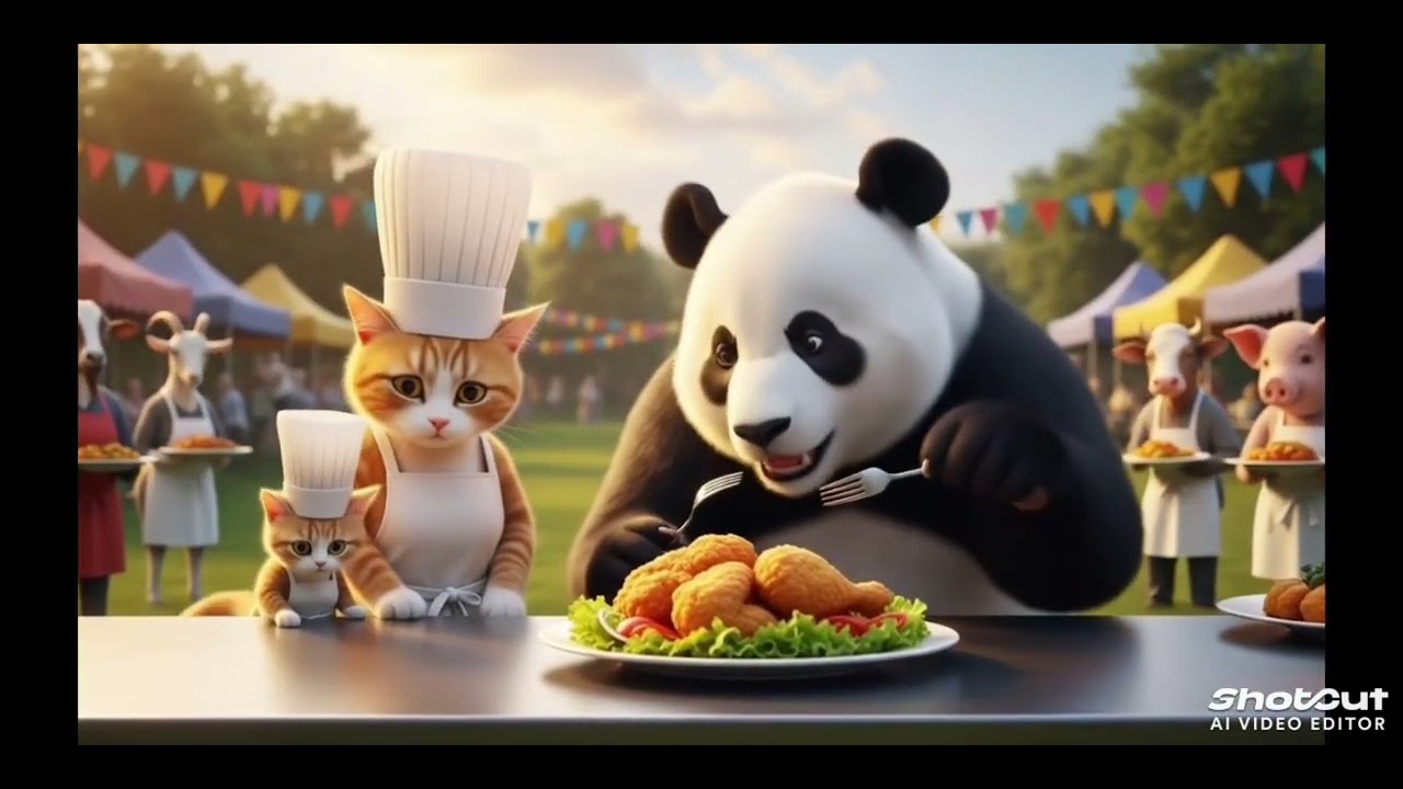 MasterChef Champions: Mother Cat & Baby 🐾👩‍🍳”