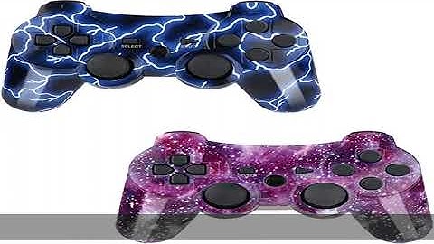 Controllers for PS3 Playstation 3 Dual Shock, Wireless Bluetooth Remote Joystick Gamepad for Six-ax