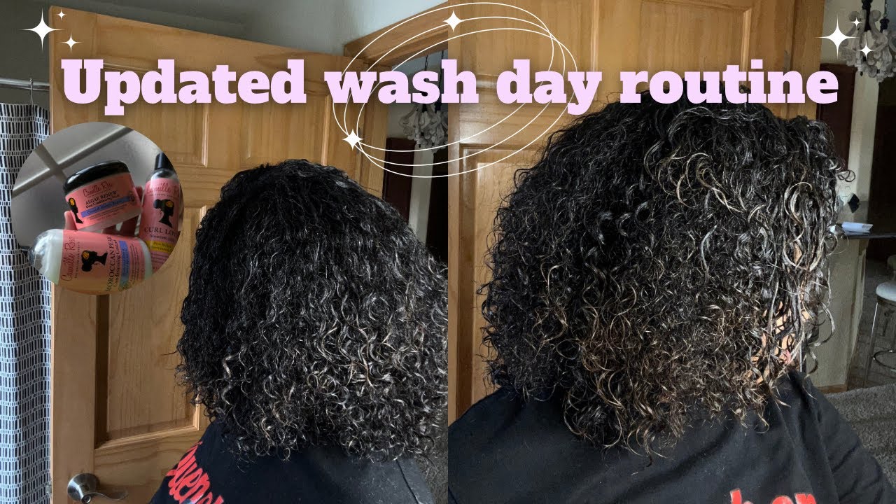 My updated natural hair wash day routine | A routine for moisture and ...
