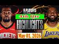 Houston Rockets vs Los Angeles Lakers 4th Qtr May 01.2026 Highlights | Play-offs NBA