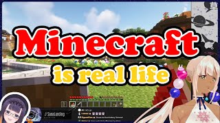 [ENG SUB/Hololive] Tsukumo Sana - Minecraft is real life