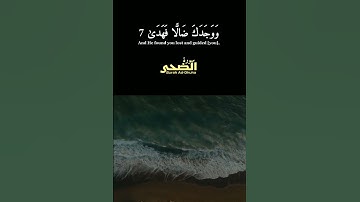 الآيات 6-8 من سورة الضحى بصوت الشيخ عبد الباسط عبد الصمد رحمه الله