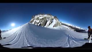 WOW!!! Экстрим Сноуборд панорамное сферическое ВР видео 360 градусов!