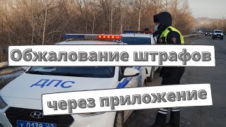 Обжалование штрафов ГИБДД через приложение