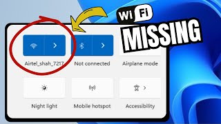 how to fix wifi not showing in windows 11 after update (4 settings)